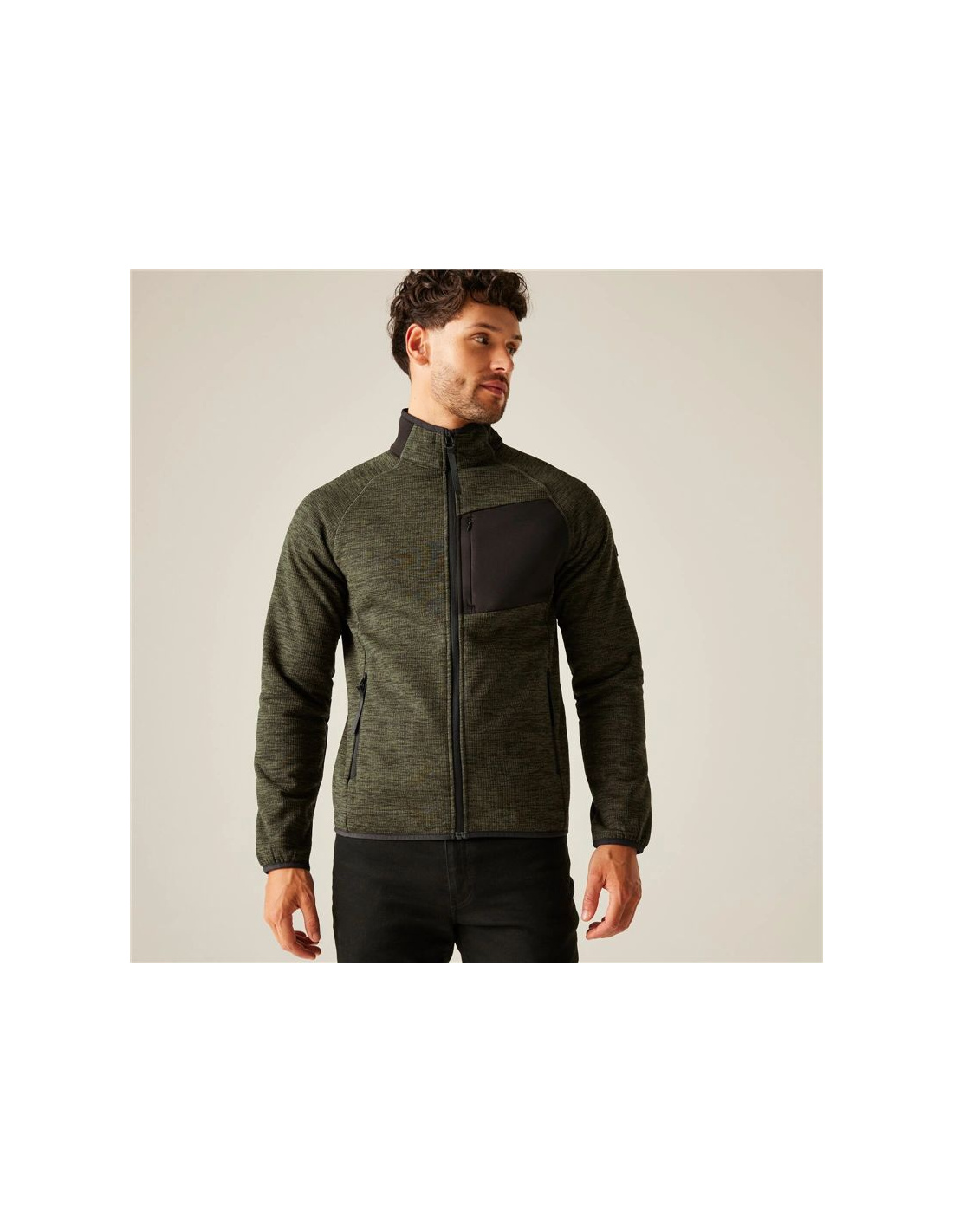 Veste Polaire SCARIS Homme (Vert Méditerranéen