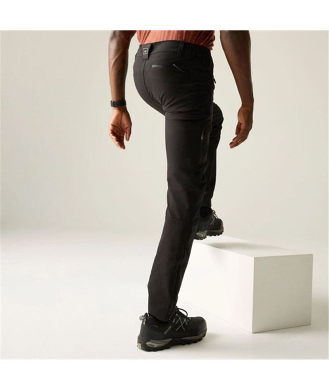 Pantalón de Montaña Regatta Montorn Hombre Negro