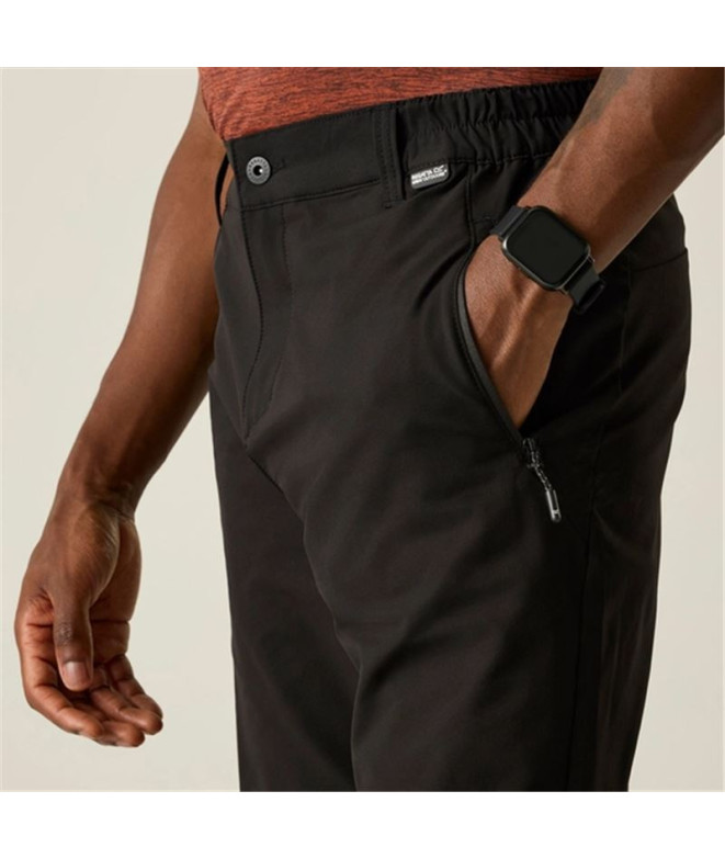 Pantalón de Montaña Regatta Montorn Hombre Negro