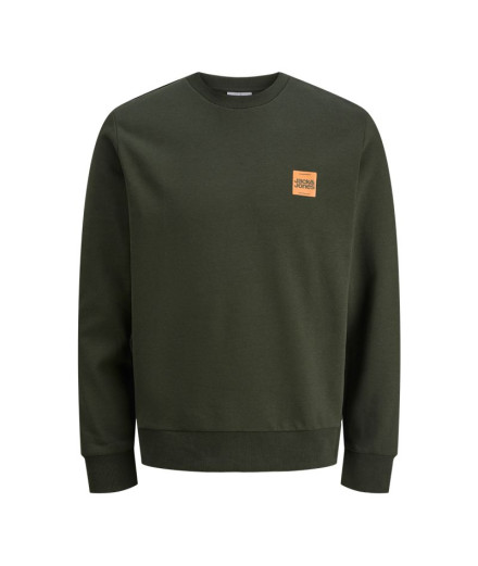 Sweat Jack and Jones Jjbrandy Crew Neck Duffel Bag Homme Sweat Jack and Jones Jjbrandy Crew Neck Duffel Bag Homme