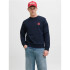 Moletom Jack and Jones Jjbrandy Crew Neck Sky Captain Homem