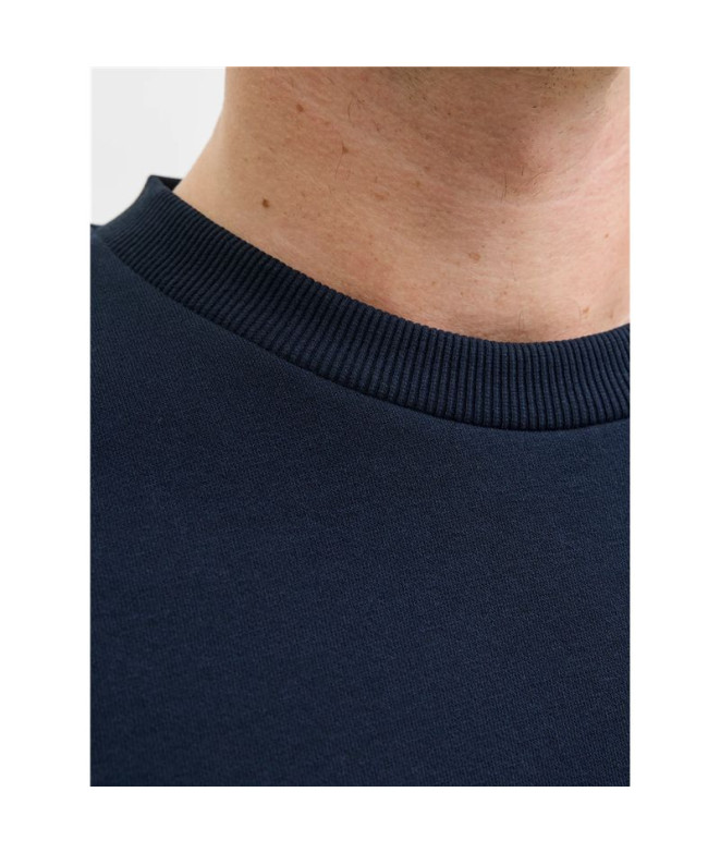 Moletom Jack and Jones Jjbrandy Crew Neck Sky...