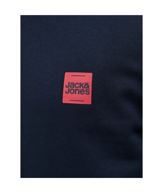 Moletom Jack and Jones Jjbrandy Crew Neck Sky...