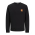Moletom Jack and Jones Jjbrandy Crew Neck Preto Homem