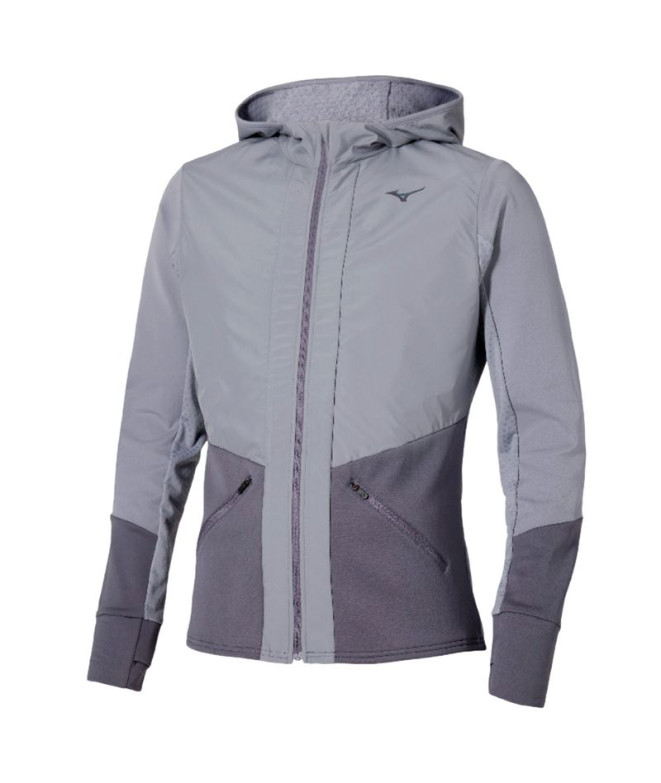 Casaco de Running Mizuno Active Warm Hybrid Fz...