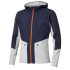 Casaco de Running Mizuno Active Warm Hybrid Fz Hd Ls Homem Azul