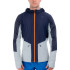 Casaco de Running Mizuno Active Warm Hybrid Fz Hd Ls Homem Azul