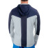 Veste de Running Mizuno Active Warm Hybrid Fz Hd Ls Homme Bleu