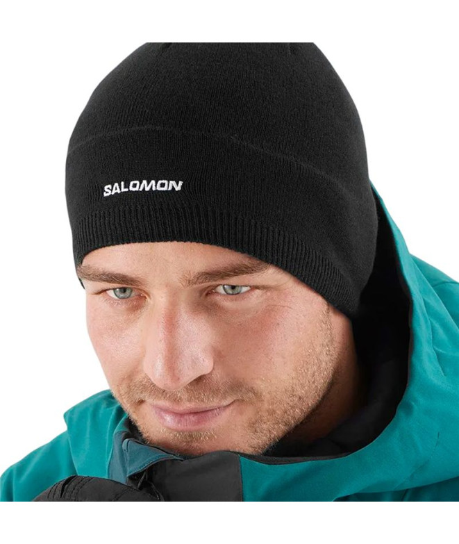 Bonnet de Montagne Salomon Deep Noir