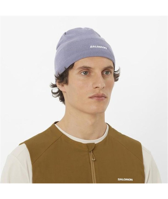 Bonnet de Montagne Salomon Bleu Grenat