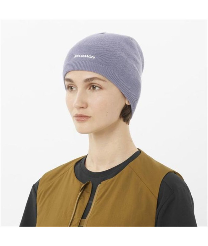 Bonnet de Montagne Salomon Bleu Grenat