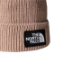 Boné de Montanha The North Face Tnf Logo Box Cuffed Mushroom Cinza Homem