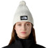 Bonnet de Montagne The north Face Tnf Logo Box Pom Blanc Homme