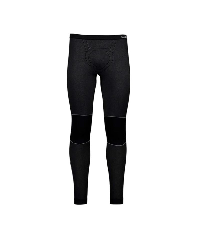 Malla de Montaña CMP Seamless Long Hombre Negro