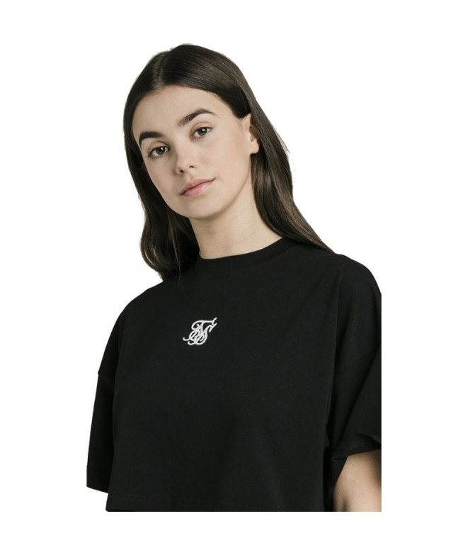 Camisola desportiva SikSilk Oversize Crop T-Shirt