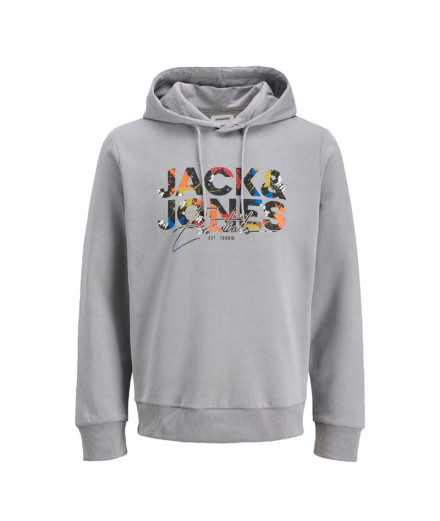Moletom Jack&Jones Jjgeplas Sweat Hood Ln Homem Cinza...