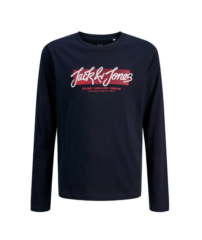 T-shirt Jack and Jones Jjurban Ls Crew Neck Sky...