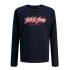 T-shirt Jack and Jones Jjurban Ls Crew Neck Sky Captain Enfant