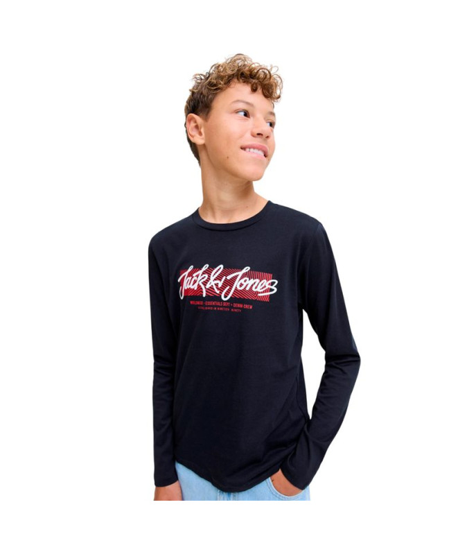 T-shirt Jack and Jones Jjurban Ls Crew Neck Sky...