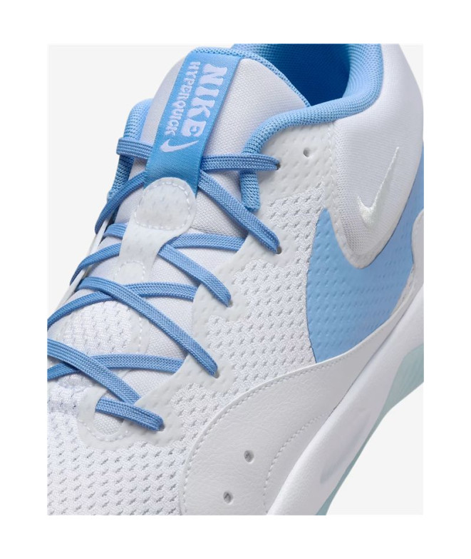 Chaussures Indoor Nike Nike Hyper Quick Blanc/Bleu
