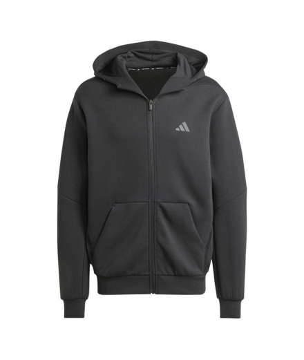 Casaco de Fitness adidas D4T Full-Zip Hoodie Homem Preto