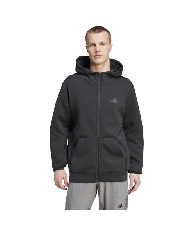 Chaqueta de Fitness adidas D4T Full-Zip Hoodie...