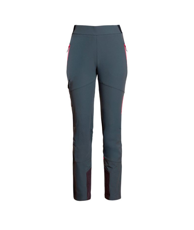 Pantalones Trangoworld Largo Cebadelle Mujer Gris