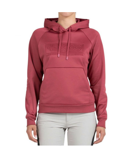 Sudadera de Montaña + 8000 009 Mujer Vino Rosado