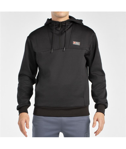 Moletom de Montanha + 8000 Esvein Homem Preto Moletom de Montanha + 8000 Esvein Homem Preto