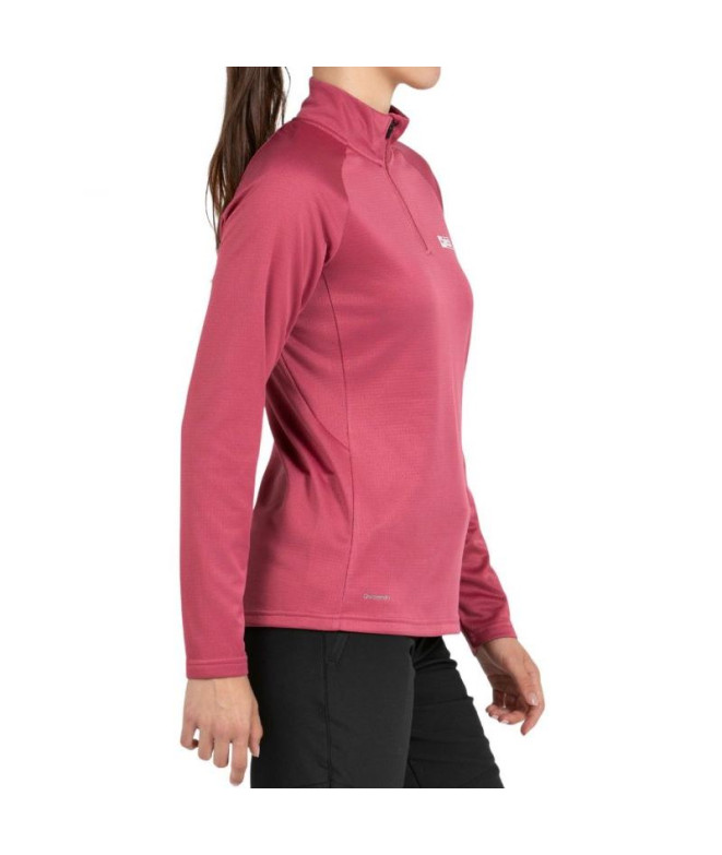T-shirt de Montagne + 8000 Lua Femme Vino Rosé