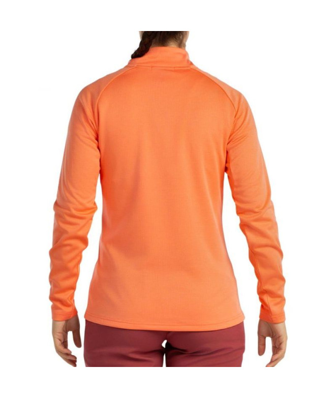 Camiseta de Montanha + 8000 Lua Mulher Laranja