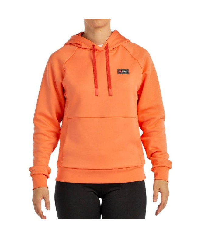 Sudadera de Montaña + 8000 Mini Mujer Naranja