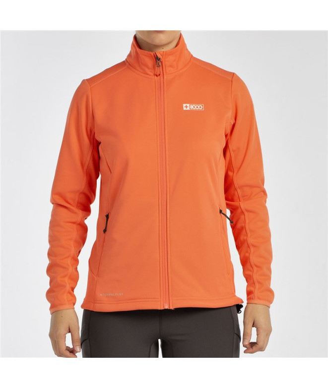 Chaqueta de Montaña + 8000 Nerta Mujer Naranja