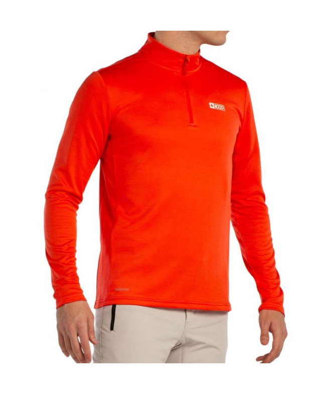 Camiseta de Montanha + 8000 Portu Homem Laranja