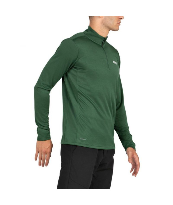 T-shirt de Montagne + 8000 Portu Homme Vert Forêt