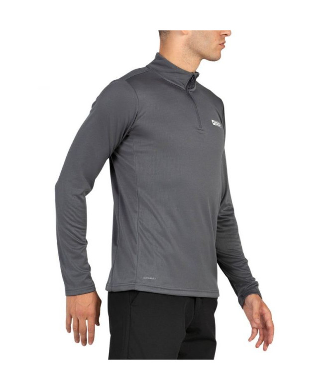 T-shirt de Montagne + 8000 Portu Homme Anthracite