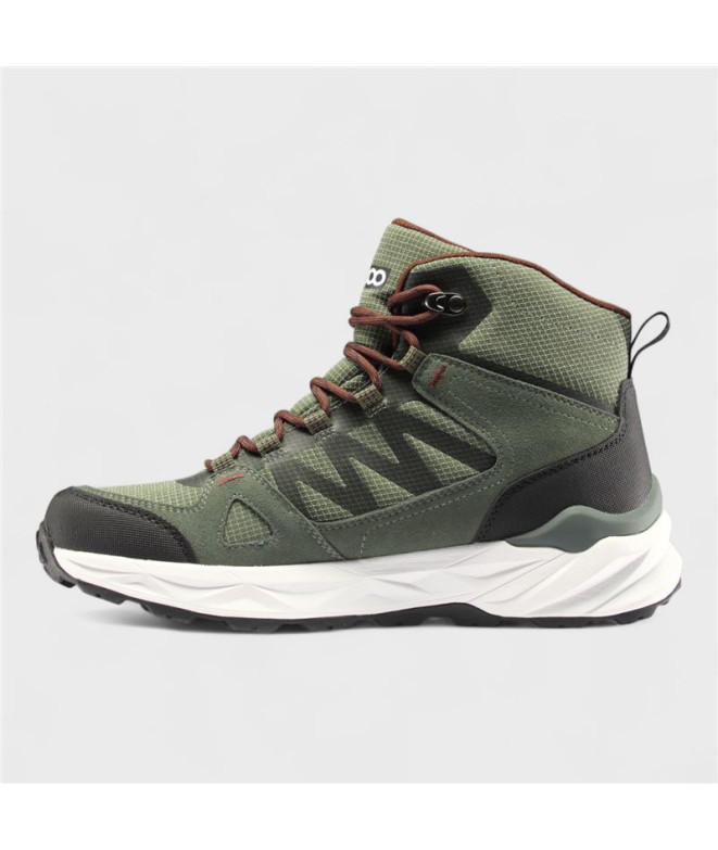 Botas de montanha + 8000 Trazem Homem Verde