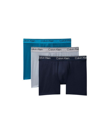 Cuecas Boxer Calvin Klein Homem Pack 3uds Azul