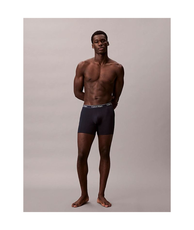 Slip Boxer Calvin Klein Homme Pack 3uds Bleu