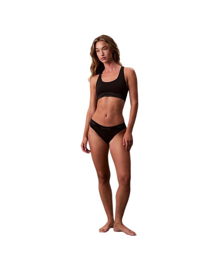 Braguita Calvin Klein Mujer Negro