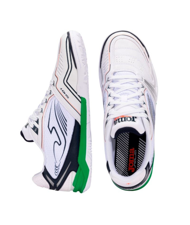 Chaussures de futsal Joma Dribling 2502 Blanc...