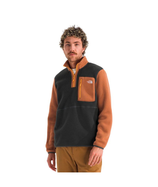 Polar The north Face Yumiori 1/4 Zip Homem Marrom