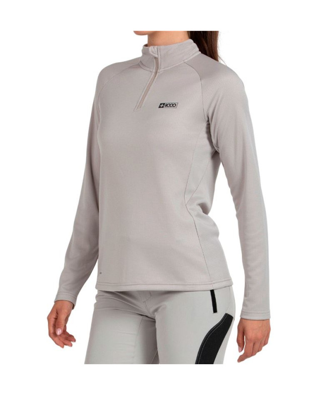 T-shirt de Montagne + 8000 Lua Femme Ivoire