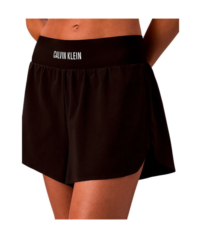 Pantalon court Calvin Klein Femme Noir