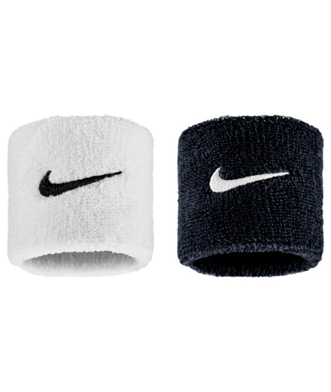 Muñequera Nike Swoosh Classic Wristbands 2Pk Negro