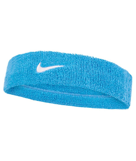Fita de cabelo de Fitness Nike Swoosh Classic Headband Azul