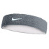 Cinta de Pelo de Fitness Nike Swoosh Classic Reversible Headband Gris