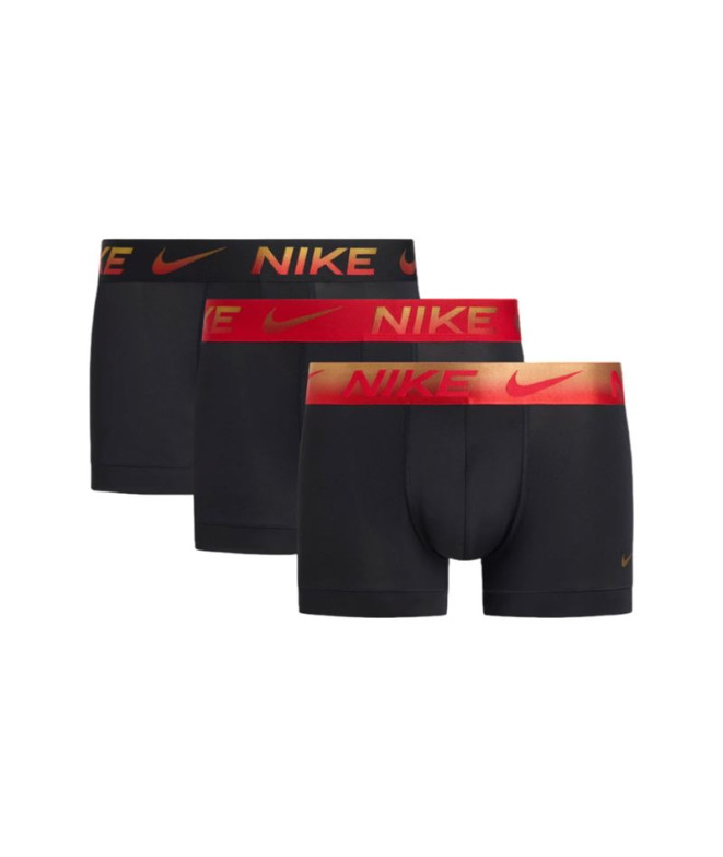 Calzoncillos Nike Trunk 3Pk Hombre Negro