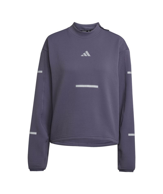 Sweat de Running adidas Adi365 Crew Femme Violette