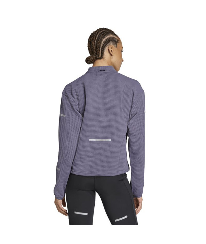 Sweat de Running adidas Adi365 Crew Femme Violette